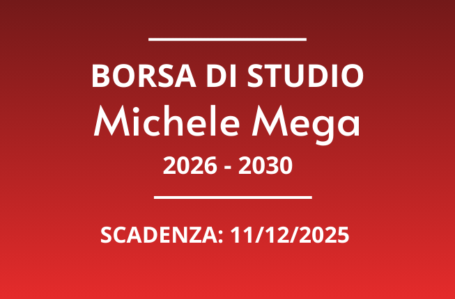 Collegamento a Borsa di Studio 'Michele Mega' 2026-2030